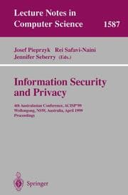 Cover von Information Security and Privacy