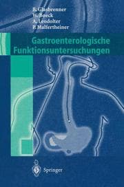 Cover von Gastroenterologische Funktionsuntersuchungen
