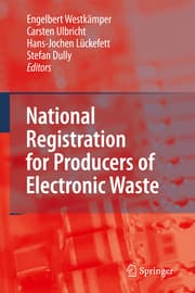 Cover von National Registration for Producers of Electronic Waste