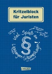 Cover von Kritzelblock für Juristen