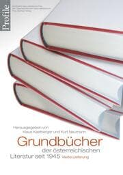 Cover von Grundbücher der österreichischen Literatur. Vierte Lieferung