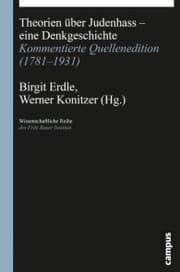 Cover von Theorien über Judenhass - eine Denkgeschichte