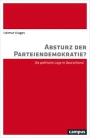 Cover von Absturz der Parteiendemokratie?