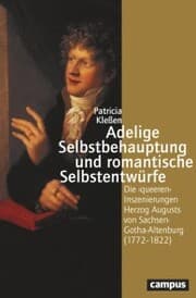 Cover von Adelige Selbstbehauptung und romantische Selbstentwürfe