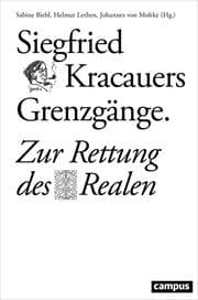 Cover von Siegfried Kracauers Grenzgänge