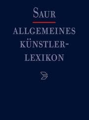 Cover von Allgemeines Künstlerlexikon Alvarez - Angelin