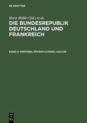Cover von Parteien, Öffentlichkeit, Kultur
