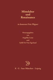 Cover von Mittelalter und Renaissance
