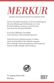 Cover von MERKUR 2/2024