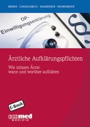 Cover von Ärztliche Aufklärungspflichten