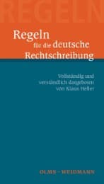 Cover von Die Regeln der deutschen Rechtschreibung