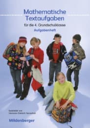 Cover von Mathematische Textaufgaben - Aufgabenheft, 4. Klasse