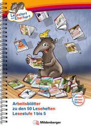 Cover von Lesestart mit Eberhart - Arbeitsblätter zu den ersten 50 Leseheften