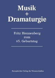 Cover von Musik & Dramaturgie