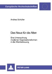 Cover von Das Neue für die Alten