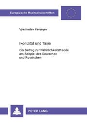 Cover von Ikonizität und Taxis