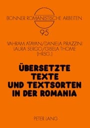 Cover von Übersetzte Texte und Textsorten in der Romania