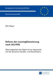 Cover von Reform der Leasingbilanzierung nach IAS/IFRS