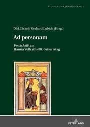 Cover von Ad personam