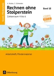 Cover von Rechnen ohne Stolperstein 1B, Zahlenraum 4 bis 6, Neubearbeitung