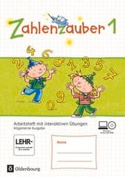 Cover von Zahlenzauber - Mathematik für Grundschulen - Allgemeine Ausgabe 2016 - 1. Schuljahr