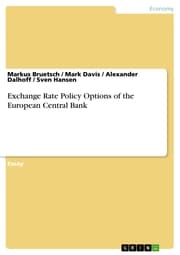 Cover von Exchange Rate Policy Options of the European Central Bank