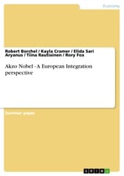Cover von Akzo Nobel - A European Integration perspective