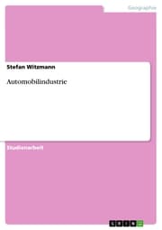Cover von Automobilindustrie
