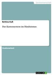 Cover von Das Kastensystem im Hinduismus