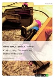 Cover von Contracting, Finanzierung, Betreibermodelle