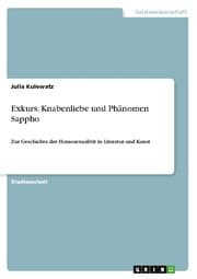 Cover von Exkurs: Knabenliebe und Phänomen Sappho