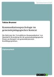 Cover von Kommunikationspsychologie im gemeindepädagogischen Kontext