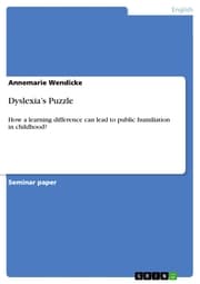 Cover von Dyslexia's Puzzle