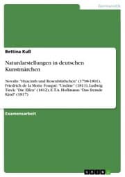 Cover von Naturdarstellungen in deutschen Kunstmärchen