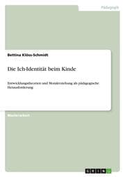 Cover von Die Ich-Identität beim Kinde