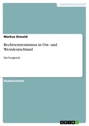 Cover von Rechtsextremismus in Ost- und Westdeutschland