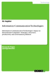 Cover von Information Communication Technologies