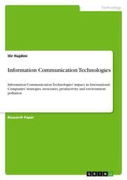 Cover von Information Communication Technologies