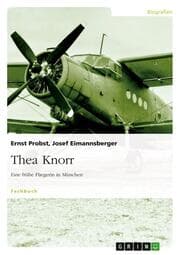 Cover von Thea Knorr. Eine frühe Fliegerin in München