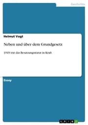 Cover von Neben und über dem Grundgesetz