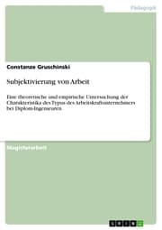 Cover von Subjektivierung von Arbeit