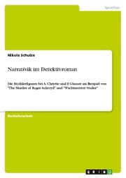 Cover von Narrativik im Detektivroman