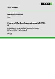 Cover von Examenshilfe - Erziehungswissenschaft (EWS I)