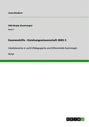 Cover von Examenshilfe - Erziehungswissenschaft (EWS I)