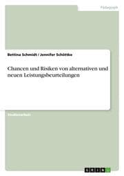 Cover von Chancen und Risiken von alternativen und neuen Leistungsbeurteilungen