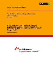 Cover von Konjunkturzyklen - Wirtschaftliche Entwicklung in der kurzen, mittleren und langen Frist