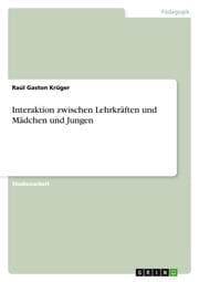 Cover von Interaktion zwischen Lehrkräften und Mädchen und Jungen