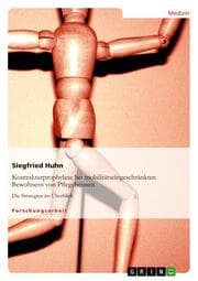 Cover von Strategien der Kontrakturprophylaxe bei mobilitätseingeschränkten Bewohnern von Pflegeheimen