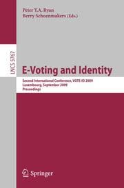 Cover von E-Voting and Identity