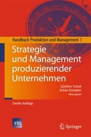 Cover von Strategie und Management produzierender Unternehmen